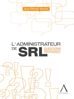 cover image of L'administrateur de SRL